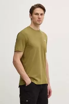 Хлопковая футболка Calvin Klein, зеленый