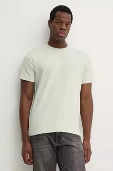 Хлопковая футболка Calvin Klein, зеленый