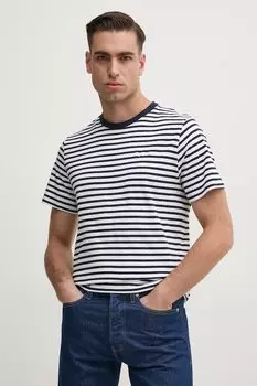 Хлопковая футболка CANE Pepe Jeans, темно-синий