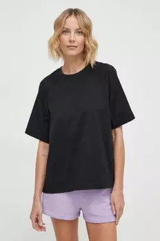 Хлопковая футболка Champion, черный