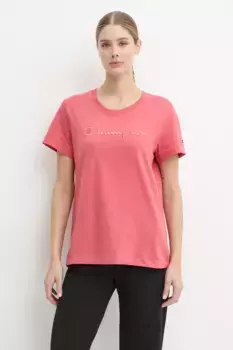 Хлопковая футболка Champion, оранжевый