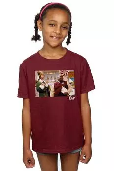 Хлопковая футболка Christmas Store Cheer Elf, красный