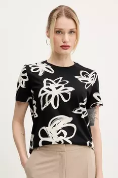 Хлопковая футболка COLORADO Desigual, черный