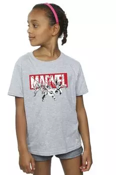 Хлопковая футболка Comics Hero Group Marvel, серый