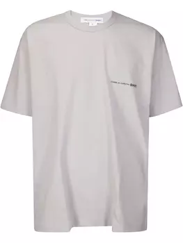 Хлопковая футболка Comme Des Garons Shirt, серый