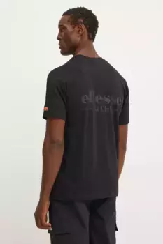Хлопковая футболка CONDENA Ellesse, черный