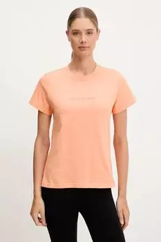 Хлопковая футболка CORE Helly Hansen, оранжевый