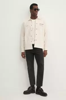 Хлопковая футболка DALTON TEE Pepe Jeans, бежевый
