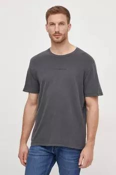 Хлопковая футболка Dave Tee Pepe Jeans, серый