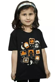 Хлопковая футболка Day Of The Dead Memorial Wall Star Wars, черный