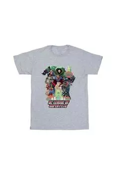 Хлопковая футболка DC League Of Super-Pets Super Powered Pack DC Comics, серый