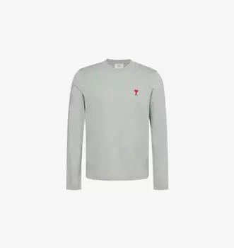 Хлопковая футболка De coeur с длинными рукавами Ami Paris, синий