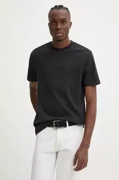 Хлопковая футболка ДЕНИМ Marc O'Polo, черный