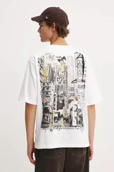 Хлопковая футболка Desigual KAI, белый