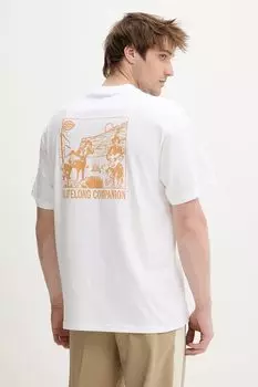 Хлопковая футболка Dickies, белый