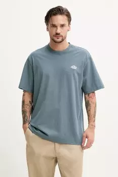 Хлопковая футболка Dickies, синий