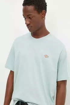 Хлопковая футболка Dickies, синий
