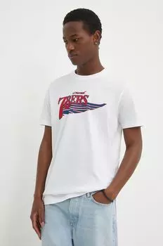 Хлопковая футболка Diesel, белый