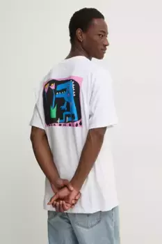 Хлопковая футболка для АРТУРА ЛОНГО Volcom, белый