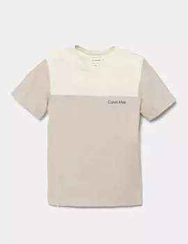 Хлопковая футболка для детей 0 упаковка из 2 шт Calvin Klein Jeans, темно-синий