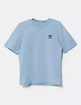 Хлопковая футболка для детей adidas Originals, синий