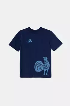 Хлопковая футболка для детей adidas Performance, синий