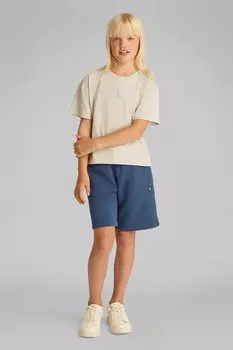 Хлопковая футболка для детей Calvin Klein Jeans, бежевый