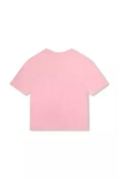 Хлопковая футболка для детей Marc Jacobs, розовый