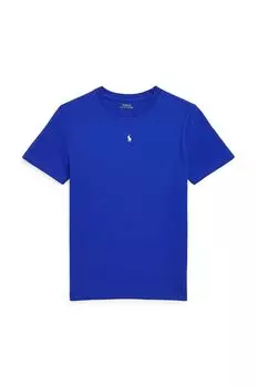 Хлопковая футболка для детей Polo Ralph Lauren, синий