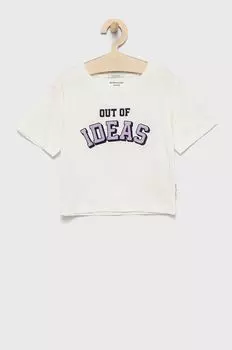 Хлопковая футболка для детей Tom Tailor, белый