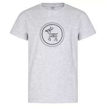 Хлопковая футболка для мальчика Kilpi ALBION-JB, цвет weiss