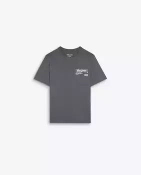 Хлопковая футболка для мальчика с короткими рукавами Scalpers, серый