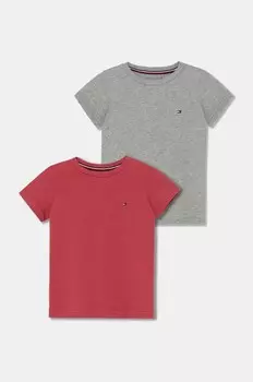 Хлопковая футболка для малышей Tommy Hilfiger, 2 шт, серый