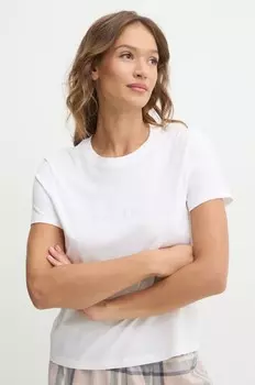 Хлопковая футболка для отдыха Calvin Klein Underwear, белый