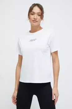 Хлопковая футболка для отдыха United Colors of Benetton, белый