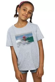 Хлопковая футболка для серфинга с Джокером из сериала «Бэтмен» DC Comics, серый