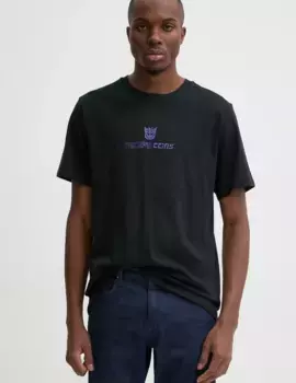 Хлопковая футболка для Трансформеров Converse, черный