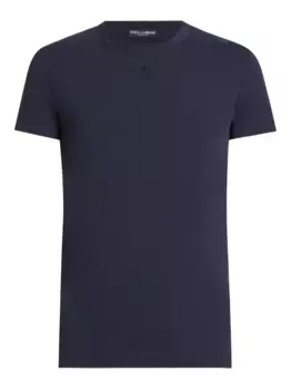 Хлопковая футболка DOLCE & GABBANA, синий