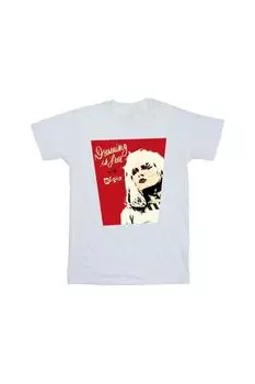 Хлопковая футболка Dreaming Is Free Blondie, белый