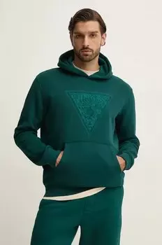 Хлопковая футболка Ea7 Emporio Armani, бежевый