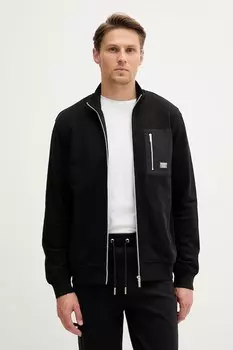 Хлопковая футболка Ea7 Emporio Armani, черный