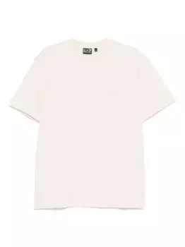 Хлопковая футболка Ea7 Emporio Armani, нейтральный