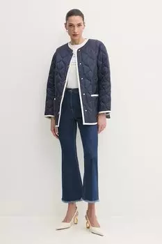 Хлопковая футболка Elisabetta Franchi, белый