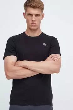 Хлопковая футболка Ellesse, черный