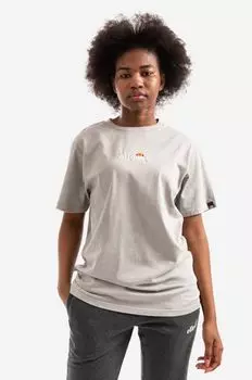 Хлопковая футболка Ellesse, серый