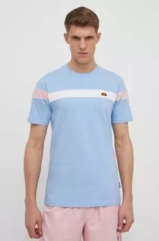 Хлопковая футболка Ellesse, синий