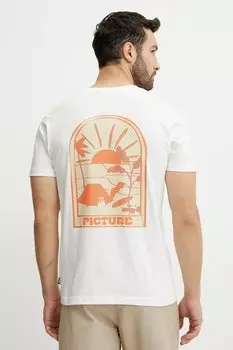 Хлопковая футболка Endako Picture, белый