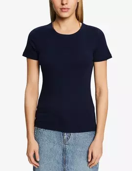 Хлопковая футболка ESPRIT, синий