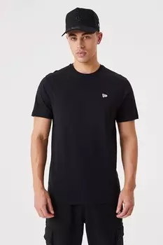 Хлопковая футболка Essential New Era, черный