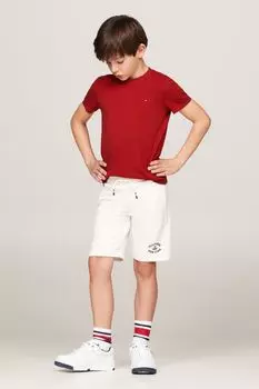 Хлопковая футболка Essential Tommy Hilfiger, красный